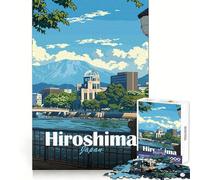 Hiroshima Cityscape Jigsaw Puzzle 1000 Piece Calm Game Serene Game Joyful Challenge (50x75cm)