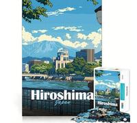 Hiroshima Cityscape Jigsaw Puzzle 1000 Piece Calm Game Serene Game Joyful Challenge (50x75cm)