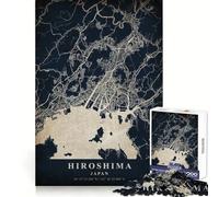 Hiroshima Japan Adult Jigsaw Puzzles 1000 Pieces Logic Skill Accurate Edge Family Bond Nice Decor (38x52cm)