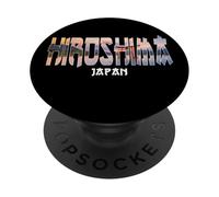 Hiroshima Japan City Hiroshima Established Vintage Design PopSockets Adhesive PopGrip