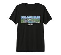 Hiroshima Japan City Hiroshima Established Vintage Design Premium T-Shirt