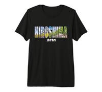 Hiroshima Japan City Hiroshima Established Vintage Design Premium T-Shirt