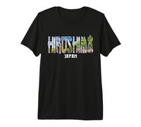 Hiroshima Japan City Hiroshima Established Vintage Design Premium T-Shirt