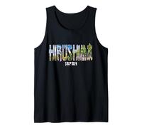 Hiroshima Japan City Hiroshima Established Vintage Design Tank Top