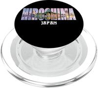 Hiroshima japan Hiroshima City Established vintage Design PopSockets PopGrip for MagSafe