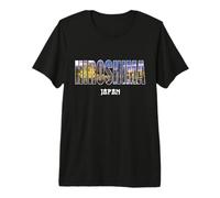 Hiroshima Japan Hiroshima City Established Vintage Design Premium T-Shirt