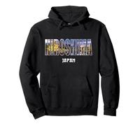 Hiroshima japan Hiroshima City Established vintage Design Pullover Hoodie
