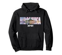 Hiroshima japan Hiroshima City Established vintage Design Pullover Hoodie