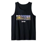 Hiroshima Japan Hiroshima City Established Vintage Design Tank Top
