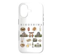 Hiroshima Japan Icons Cute Culture Travel Art Illustration Case for iPhone 17