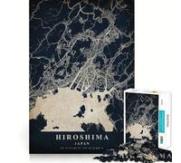 Hiroshima Japan Jigsaw 1000 Pieces for Teenagers Unwind Game Clear Hue Enjoyable Challenge Xmas Gift (38x26cm)