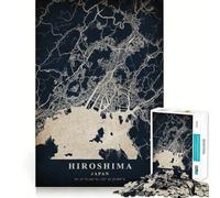 Hiroshima Japan Jigsaw Puzzles for Adults 1000 Pieces Recall Enhancer Creative Play Pattern Build Birthday Gift (50x75cm)