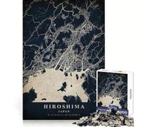 Hiroshima Japan Jigsaw Puzzles for Adults 1000 Pieces Recall Enhancer Creative Play Pattern Build Birthday Gift (50x75cm)