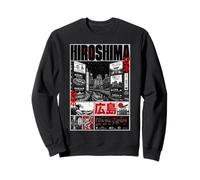 Hiroshima Japan River Cityscape Poster Art Illustration Sweatshirt