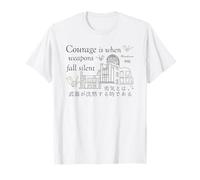 Hiroshima, Peace, Mut ist, wenn Weffen schweigen Drawing T-Shirt