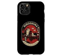 Hiroshima Peace & Resilience Retro Japan Emblem Case for iPhone 11 Pro