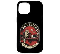 Hiroshima Peace & Resilience Retro Japan Emblem Case for iPhone 15