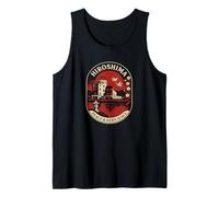 Hiroshima Peace & Resilience Retro Japan Emblem Tank Top