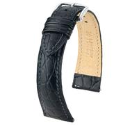 Hirsch Aristocrat Large 03828050-20 mm - Unisex - Calfskin Black 20 mm