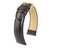 Hirsch Ascot Large 01575010-1-20 mm - Unisex - Calfskin Brown 20 mm