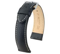 Hirsch Boston Medium 01302150-2-20 mm - Unisex - Quartz - Genuine Leather Black 20 mm