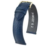 Hirsch Camelgrain Medium 01009180-1-14 mm - Unisex Blue 14 mm