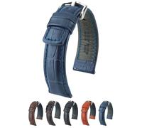 Hirsch Camelgrain No Allergy L, Blue Band/Blue Upper Stitching, L - 22mm