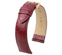 Hirsch Crocograin Medium 12302860-1-20 mm - Unisex - Calfskin 20 mm