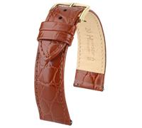 Hirsch Crocograin Medium 12302870-1-18 mm - Unisex - Calfskin 18 mm