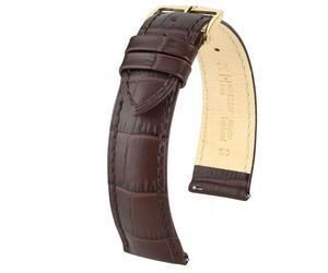 Hirsch Duke 01028110-1-20 mm - Unisex - Calfskin Brown 20 mm
