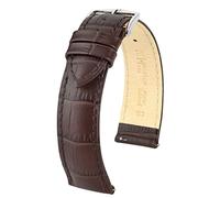 HIRSCH Duke 14mm Medium Brown Leather Watch Strap 01028110-1-14