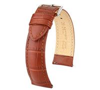 HIRSCH Duke 22mm Long Golden Brown Leather Watch Strap 01028070-2-22