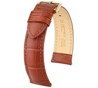HIRSCH Duke watch strap - watch strap made from Italian calfskin leather with alligator embossing