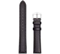 Hirsch Forest Leather 17920250-2-20 mm - Unisex - Genuine Leather Black 20 mm
