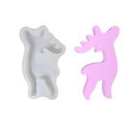 Hirsch Forme Silicone, Reindeer Christmas Chocolate Formes - Moose Form Gypsum Casting for Kitchen Festive Decoration Result Results Reliable Even for Beginners Party Decoration Home d