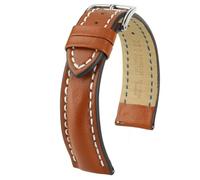 Hirsch Heavy Calf Large 01475070-2-22 mm - Unisex - Calfskin 22 mm