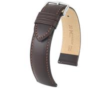 Hirsch Kent Large 01002010-2-22 mm - Unisex - Calfskin Brown 22 mm