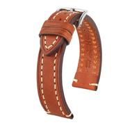 Hirsch Liberty golden brown 20 mm watch strap, length L