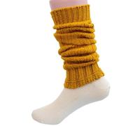 Hirsch Natur, Leg Warmers, 100% Wool (kbT), gold nugget, One Size