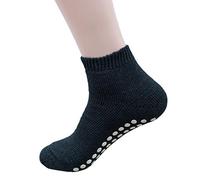 Hirsch Natur, Wellness/Yoga Socks, 70% Wool, 30% Silk (5. UK 10-11 / EU 44-46, Black)