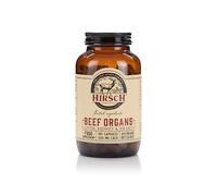 Hirsch Organic 100% UK Grass-Fed Beef Organs Supplement (Liver, Kidney & Heart) | British Sourced & Produced Freeze-Dried Capsules - Soil Association Certified - 180 Capsules