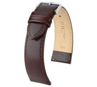Hirsch Osisris Large 03475010-2-18 mm - Unisex - Genuine Leather Brown 18 mm