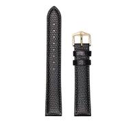 HIRSCH Rainbow 20mm Long Black Leather Watch Strap 12322650-1-20