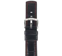 Hirsch Strap Grand Duke Black Large 20mm - Black HR-S-085