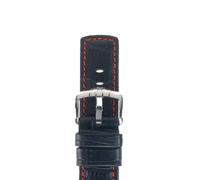 Hirsch Strap Grand Duke Black Large 20mm - Black HR-S-808