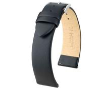 Hirsch Toronto Large 03702050-2-22 mm - Unisex - Genuine Leather Black 22 mm