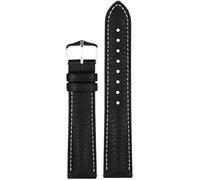 Hirsch Watch Band Boston M 18 Mm Black Leather 01302150-2-18
