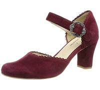 HIRSCHKOGEL Women's 3005715 Closed Toe Heels, Red Bordo 024, 3.5 UK