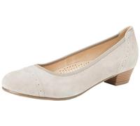 Hirschkogel Women's Court Shoes Pump, Stone, 8.5 UK