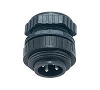 Hirschmann CA 3 LS wire connector 3+PE Black